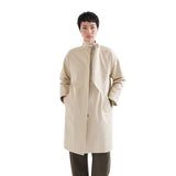 Compañía Fantástica - 63C-11052 - Trench beige 100% algodón con lazada y bolsillos laterales - Mujer