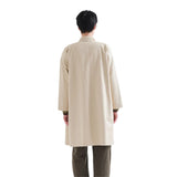 Compañía Fantástica - 63C-11052 - Trench beige 100% algodón con lazada y bolsillos laterales - Mujer