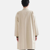Compañía Fantástica - 63C-11052 - Trench beige 100% algodón con lazada y bolsillos laterales - Mujer