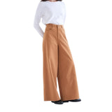 Compañía Fantástica - 63C-11108 - Pantalones vaqueros 100% algodón color camel - Mujer