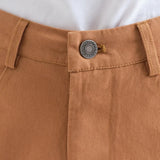 Compañía Fantástica - 63C-11108 - Pantalones vaqueros 100% algodón color camel - Mujer