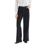 Compañía Fantástica - 63C-47007 - Pantalones vaqueros negros con bolsillos de corazones - Mujer