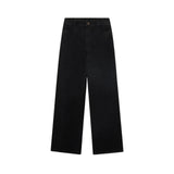 Compañía Fantástica - 63C-47007 - Pantalones vaqueros negros con bolsillos de corazones - Mujer