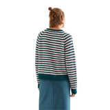 Compañía Fantástica - 64C-10465 - Jersey de lana con estampado de rayas - Mujer