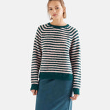 Compañía Fantástica - 64C-10465 - Jersey de lana con estampado de rayas - Mujer