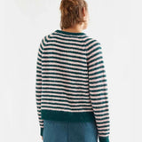 Compañía Fantástica - 64C-10465 - Jersey de lana con estampado de rayas - Mujer