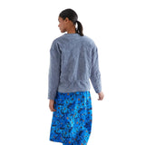 Compañía Fantástica - 64C-11166 - Chaqueta azul acolchada con bolsillos y forro - Mujer