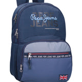 Pepe Jeans – Seldon 69625D1 – Mochila adaptable a carro con doble compartimento (33x46x16 cm)