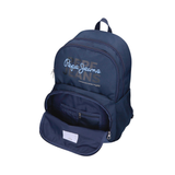 Pepe Jeans – Seldon 69625D1 – Mochila adaptable a carro con doble compartimento (33x46x16 cm)
