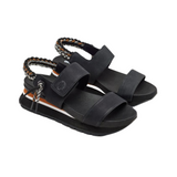 Gioseppo - Austell 71082-P_Negro - Sandalias deportivas con plantilla anatómica y cuña de 3,8 cm. - Mujer