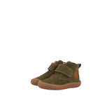 Gioseppo – Wirt 73547-P_Kaki – Botines barefoot de piel con plantilla extraíble – Unisex niños