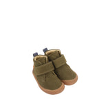 Gioseppo – Wirt 73547-P_Kaki – Botines barefoot de piel con plantilla extraíble – Unisex niños