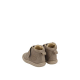 Gioseppo – Oure 73548-P_Gris – Botines barefoot de piel con brillo y plantilla extraíble – Unisex bebés
