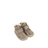 Gioseppo – Oure 73548-P_Gris – Botines barefoot de piel con brillo y plantilla extraíble – Unisex bebés