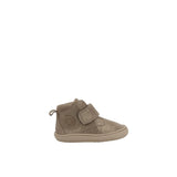 Gioseppo – Oure 73548-P1_Gris – Botines barefoot de piel con brillo y plantilla extraíble – Unisex niños