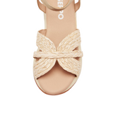 Gioseppo - Guildhall 74009-P_Natural - Sandalias de rafia con cuña y plataforma acolchada - Mujer