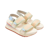 Gioseppo - Cranmoor 74955-P_Azul - Sandalias deportivas de piel con plantilla anatómica y cuña de 3,8 cm. - Mujer