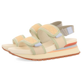 Gioseppo - Cranmoor 74955-P_Azul - Sandalias deportivas de piel con plantilla anatómica y cuña de 3,8 cm. - Mujer