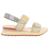 Gioseppo - Cranmoor 74955-P_Azul - Sandalias deportivas de piel con plantilla anatómica y cuña de 3,8 cm. - Mujer