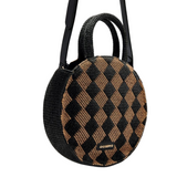 Gioseppo - Pittson 75499-P_Negro - Bolso de rafia con asa de mano y bandolera de quita y pon