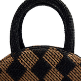 Gioseppo - Pittson 75499-P_Negro - Bolso de rafia con asa de mano y bandolera de quita y pon