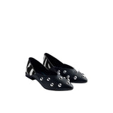 Gioseppo – Braham 76113-P_Negro – Bailarinas de piel con tachas con plantilla acolchada - Mujer