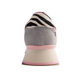 Gioseppo – Posen 76416-P_Burdeos – Zapatillas de piel con estampado animal y pelo - Mujer