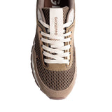 Gioseppo – Funkley 76494-P_Taupe – Zapatillas de piel de serraje y rejilla con suela de 4 cm. - Mujer
