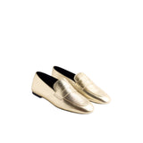 Gioseppo – Basset 76888-P_Oro – Mocasines de piel con brillo con planta acolchada - Mujer