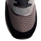 Gioseppo – Keewatin 77000-P_Negro – Zapatillas de piel de serraje y rejilla con cuña - Mujer