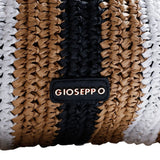 Gioseppo – Matunda 78138-P-Negro – Bolso bandolera tricolor con cuerpo trenzado