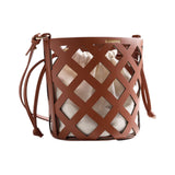 Gioseppo – Tukuyu 78266-P-Cuero – Bolso marrón tipo jaula