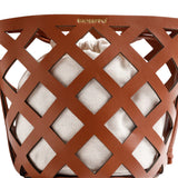 Gioseppo – Tukuyu 78266-P-Cuero – Bolso marrón tipo jaula