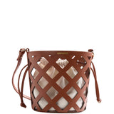 Gioseppo – Tukuyu 78266-P-Cuero – Bolso marrón tipo jaula