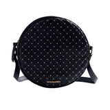 Gioseppo – Wascott 78267-P-Negro – Bolso negro redondo con exterior trenzado