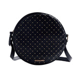 Gioseppo – Wascott 78267-P-Negro – Bolso negro redondo con exterior trenzado