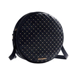 Gioseppo – Wascott 78267-P-Negro – Bolso negro redondo con exterior trenzado