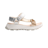 Gioseppo – Oyugis 79257-P-Plata – Sandalias deportivas plateadas con suela de caucho - Mujer