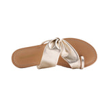 Gioseppo – Kiserian 79275-P-Platino – Sandalias planas de piel - Mujer