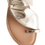 Gioseppo – Kiserian 79275-P-Platino – Sandalias planas de piel - Mujer