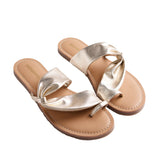 Gioseppo – Kiserian 79275-P-Platino – Sandalias planas de piel - Mujer