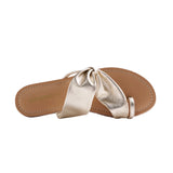 Gioseppo – Kiserian 79275-P-Platino – Sandalias planas de piel - Mujer