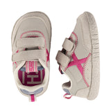 Munich - Baby Koda 26 8028026 - Sneakers grises barefoot con cierre de velcro - Unisex niños