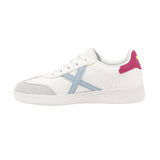 Munich – Mini Barru 15 8034015 – Sneakers blancas de piel con puntera de serraje – Unisex niños