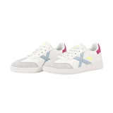 Munich – Mini Barru 15 8034015 – Sneakers blancas de piel con puntera de serraje – Unisex niños