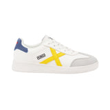 Munich – Mini Barru 16 8034016 – Sneakers blancas de piel con puntera de serraje – Unisex niños