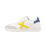 Munich – Mini Barru 16 8034016 – Sneakers blancas de piel con puntera de serraje – Unisex niños
