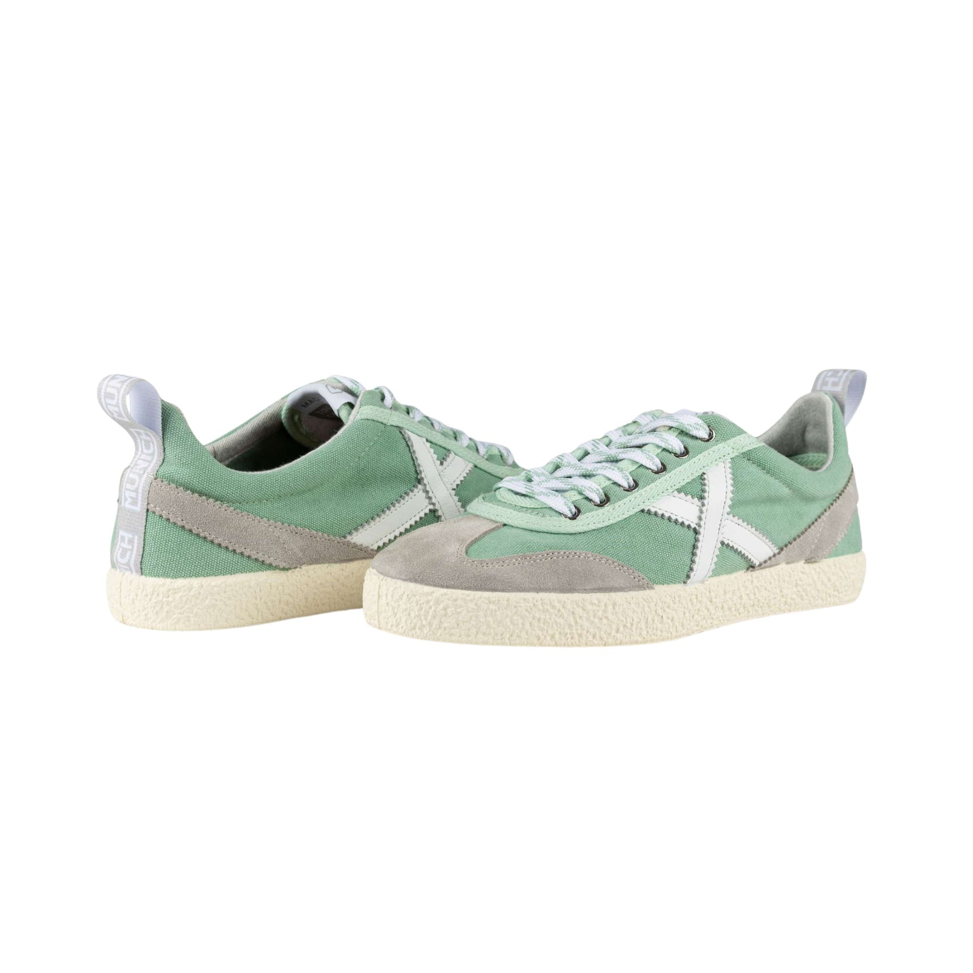 Zapatillas Munich Volata Verde Gris Mujer | Konestilochic