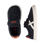 Munich – Mini Open VCO 03 8844003 – Sneakers azules con detalles en naranja y cierre de velcro – Unisex niños