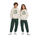 Sudadera blanca Converse unisex para niños con capucha | Konestilochic